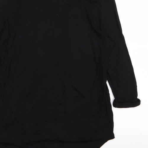 Divided by H&M Womens Black   Basic T-Shirt Size 8
