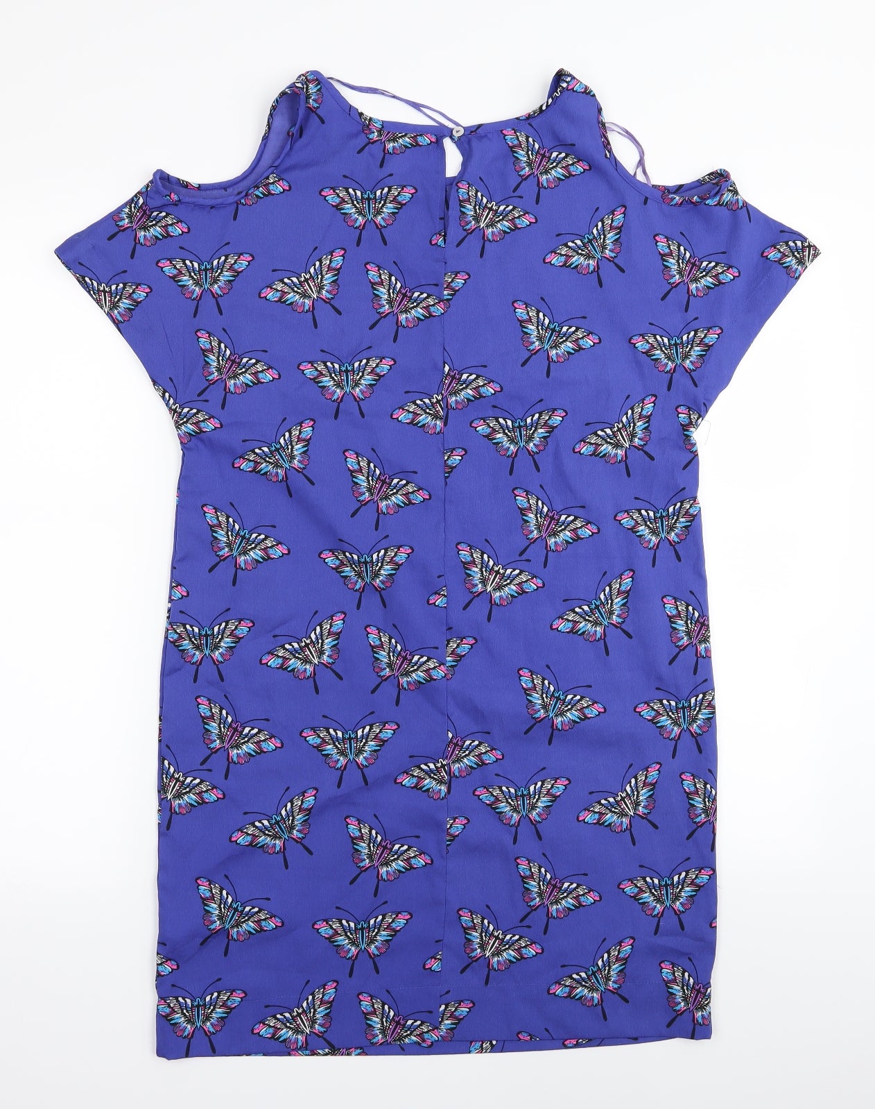 Primark Womens Purple   A-Line  Size 8  - BUTTERFLIES