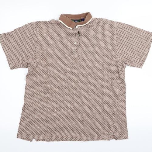 genmuir Mens Brown    Polo Size M