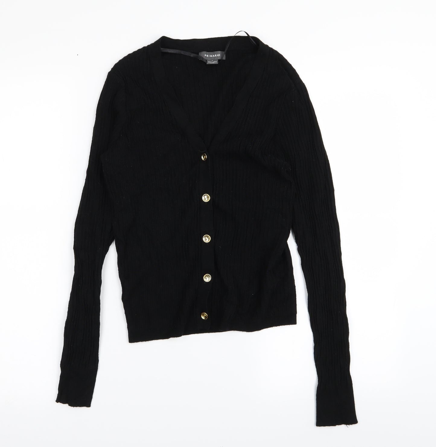 Primark Womens Black   Cardigan Jumper Size 10