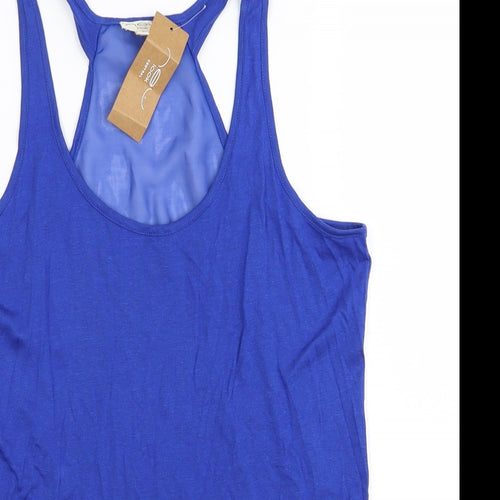 New Look Womens Blue   Basic Tank Size 8