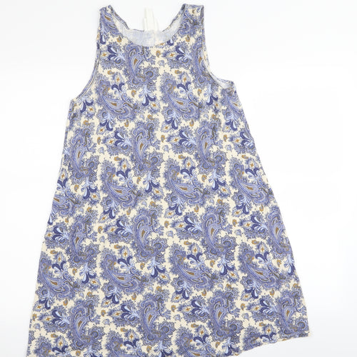 H&M Womens Multicoloured Geometric  A-Line  Size XS