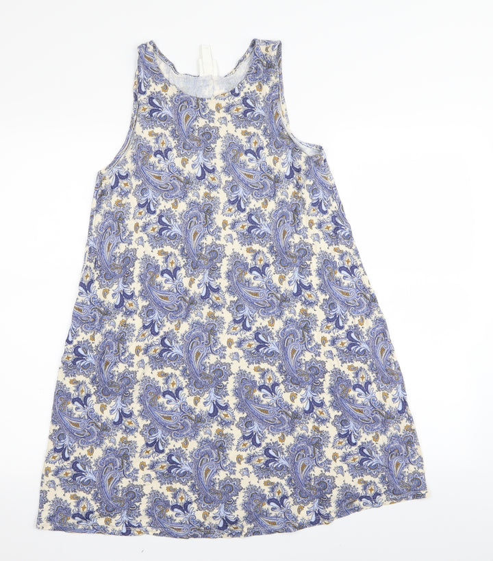 H&M Womens Multicoloured Geometric  A-Line  Size XS