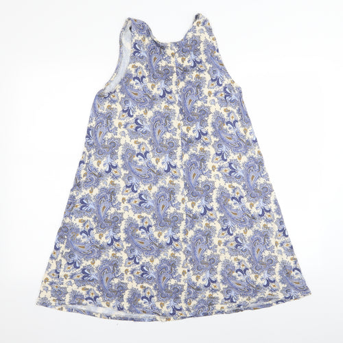H&M Womens Multicoloured Geometric  A-Line  Size XS