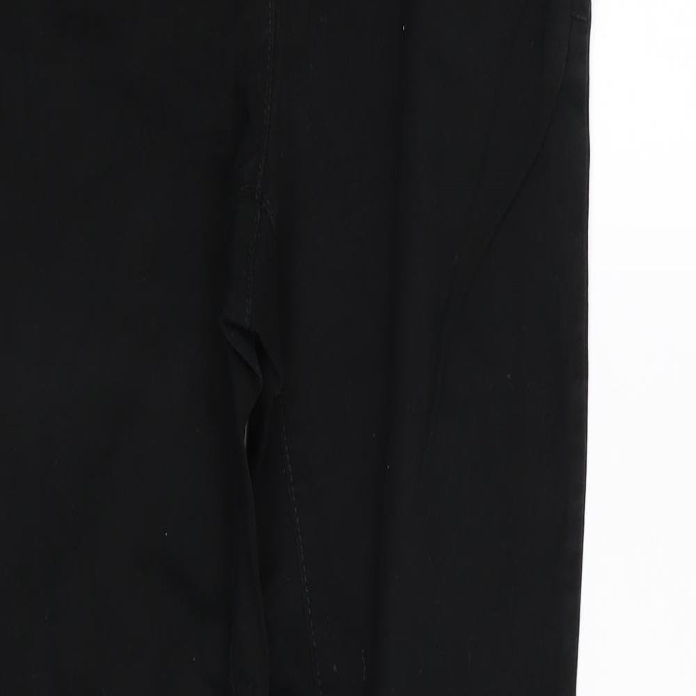 H&M Womens Black   Trousers  Size 8 L28 in
