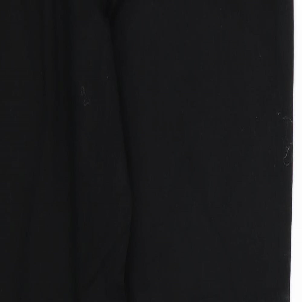 H&M Womens Black   Trousers  Size 8 L28 in