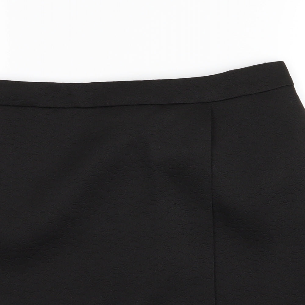 Papaya Womens Black   Mini Skirt Size 10