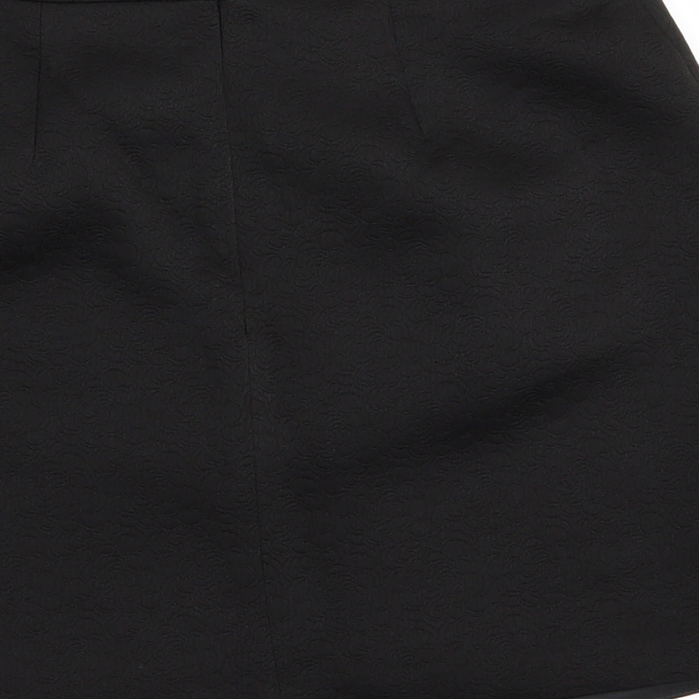 Papaya Womens Black   Mini Skirt Size 10