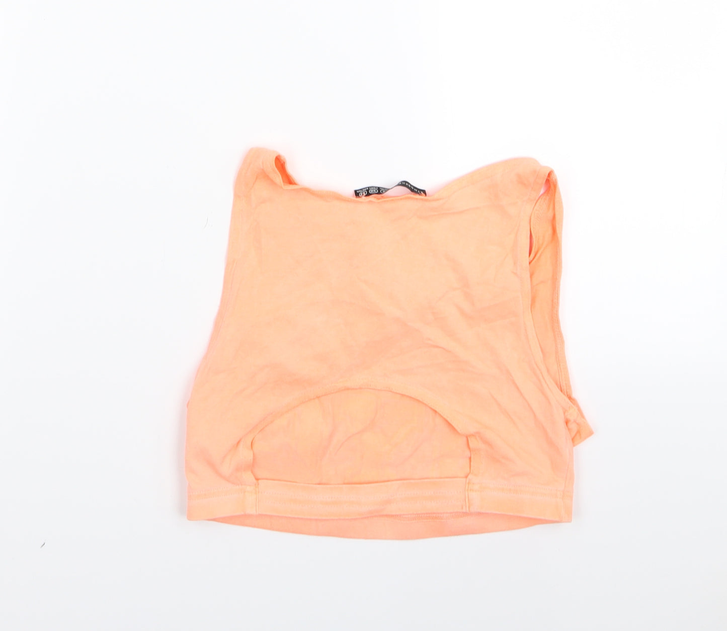 Primark Womens Orange   Basic Tank Size 8