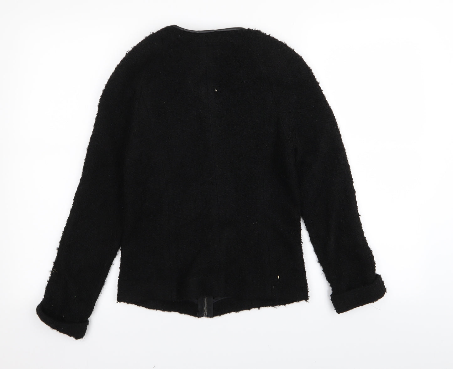 NEXT Womens Black   Full Zip Jumper Size 6