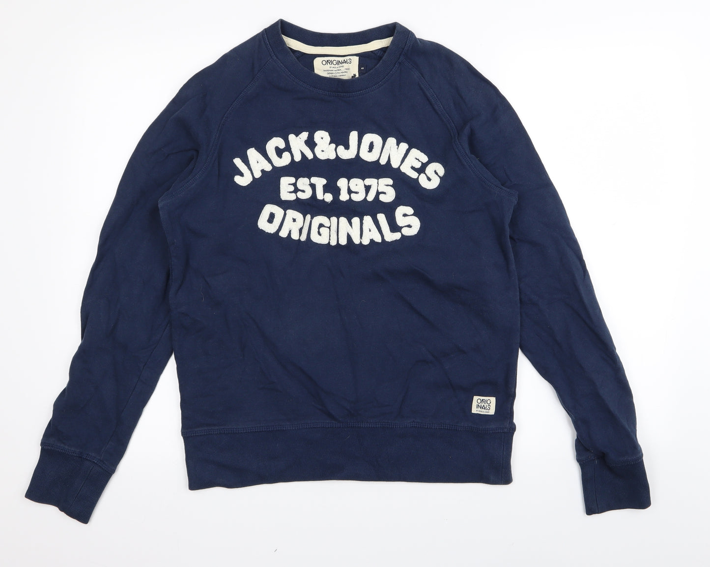 JACK AND JONES Mens Blue   Pullover Jumper Size S