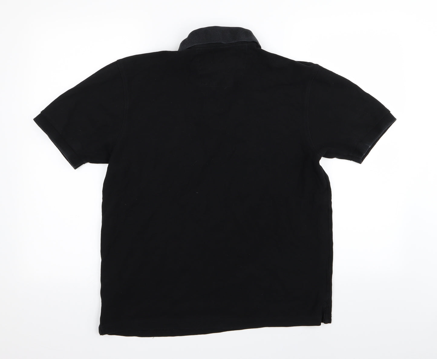 M&S Mens Black    Polo Size M
