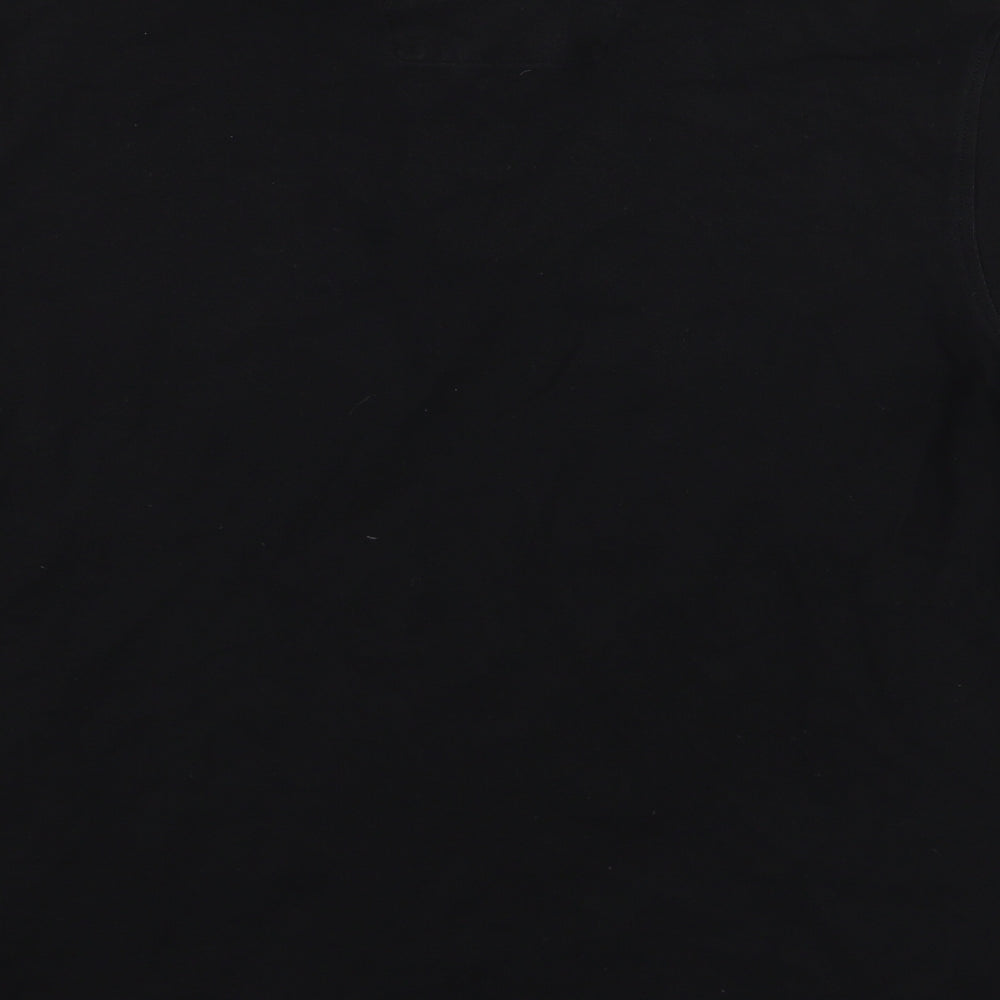 M&S Mens Black    Polo Size M