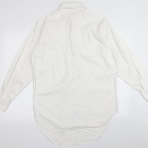tm jewin Mens White    Dress Shirt Size 16