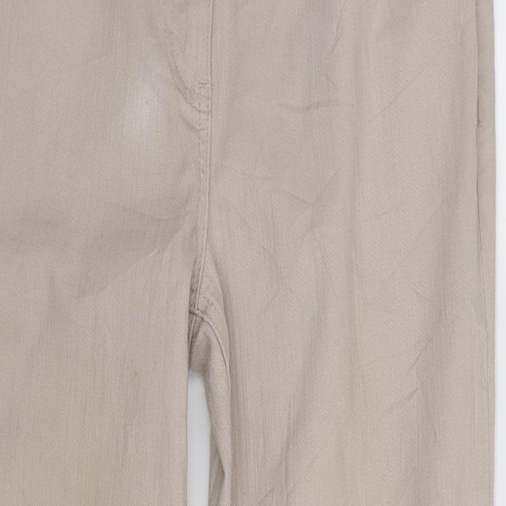 Preworn Womens Beige   Straight Jeans Size 30 in L26 in