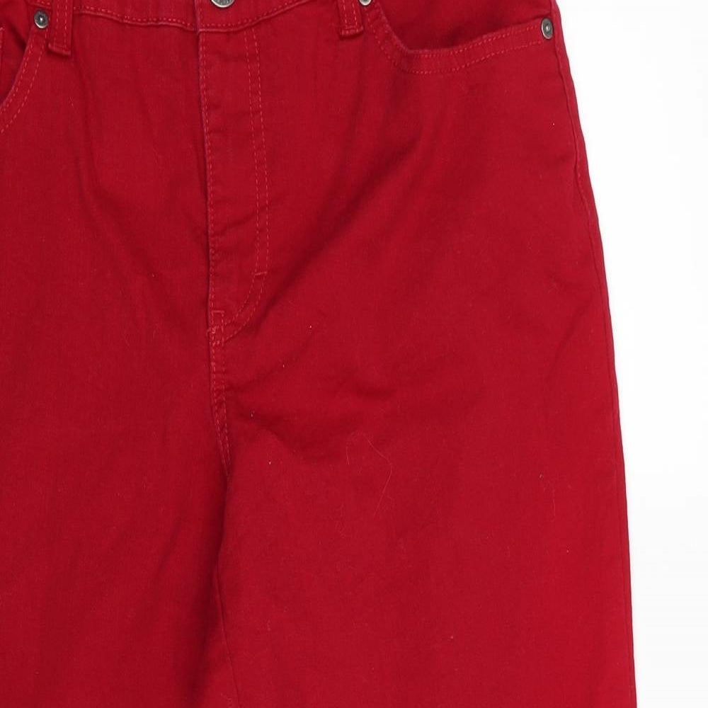 style and co denim  Womens Red   Capri Jeans Size 12 L22 in