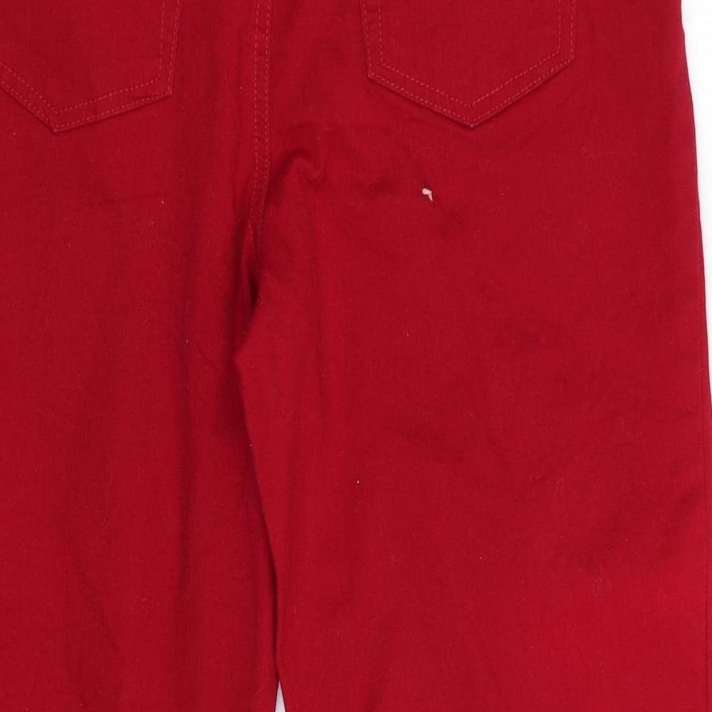 style and co denim  Womens Red   Capri Jeans Size 12 L22 in