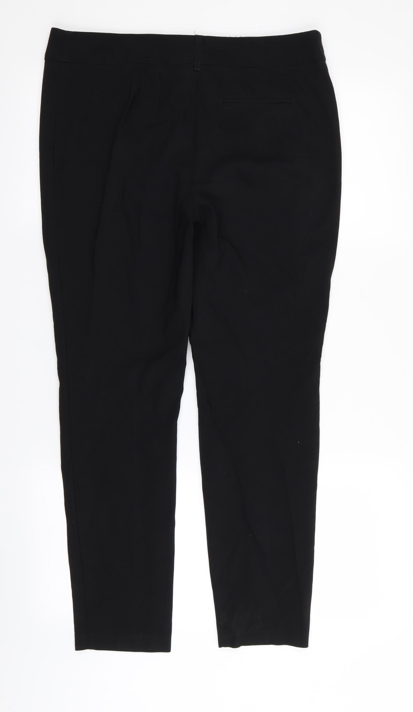 Papaya Womens Black   Trousers  Size 12 L26 in