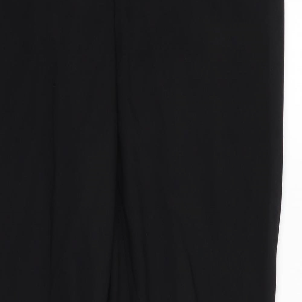 Papaya Womens Black   Trousers  Size 12 L26 in