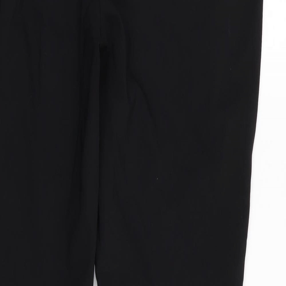 Papaya Womens Black   Trousers  Size 12 L26 in