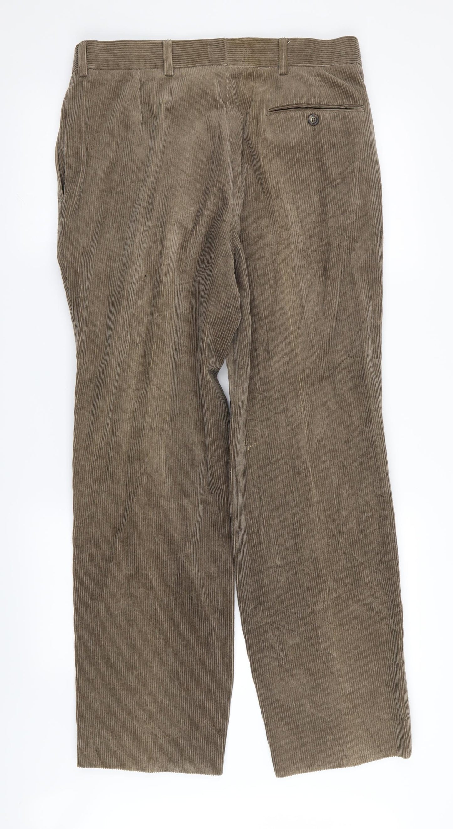Preworn Mens Brown   Trousers  Size 32 L32 in