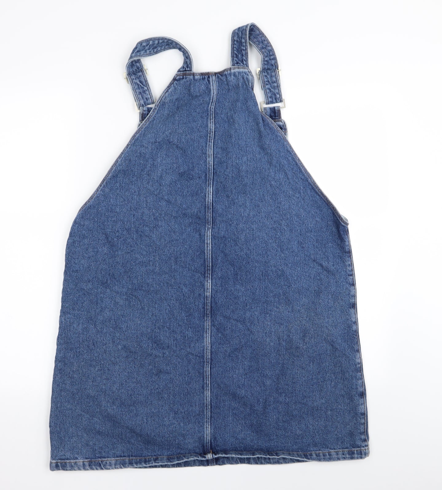 New Look Womens Blue   Pinafore/Dungaree Dress  Size 16