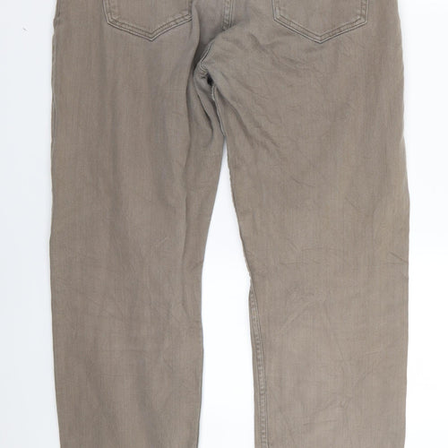 Blue Harbour Mens Brown   Straight Jeans Size 34 in L30 in