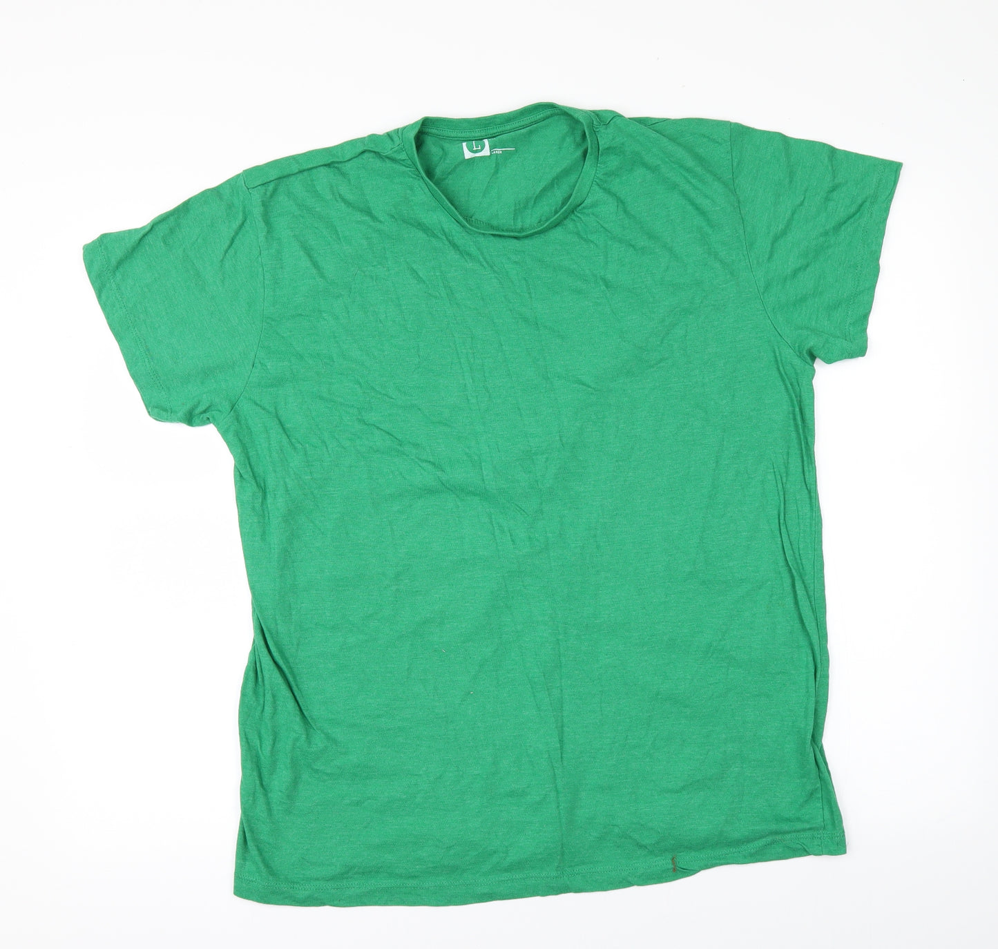 Cedar Wood State Mens Green    T-Shirt Size L