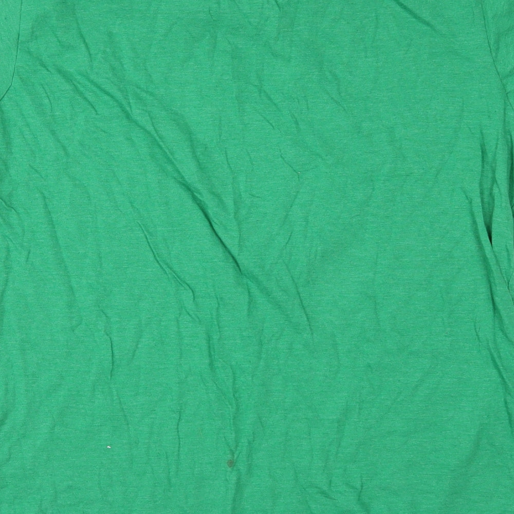 Cedar Wood State Mens Green    T-Shirt Size L