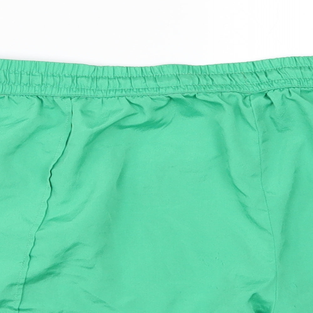 Denim & Co. Womens Green   Hot Pants Shorts Size 14