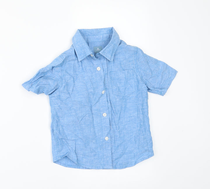 Gap Boys Blue Basic Button-Up Size 3 Years