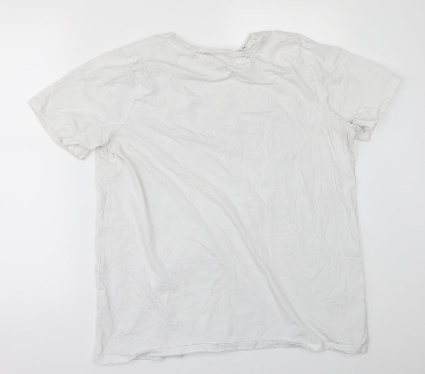 River Island Womens White   Basic T-Shirt Size 14  - Los Angeles
