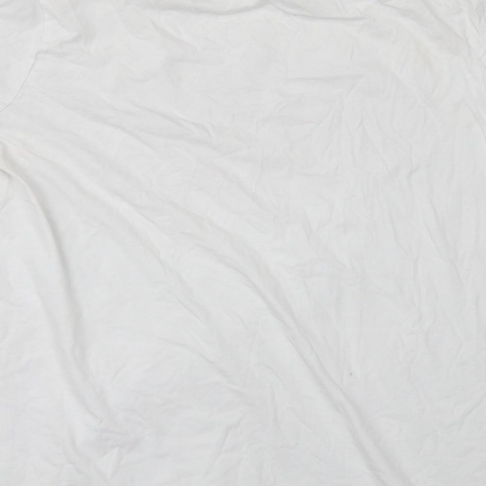 River Island Womens White   Basic T-Shirt Size 14  - Los Angeles