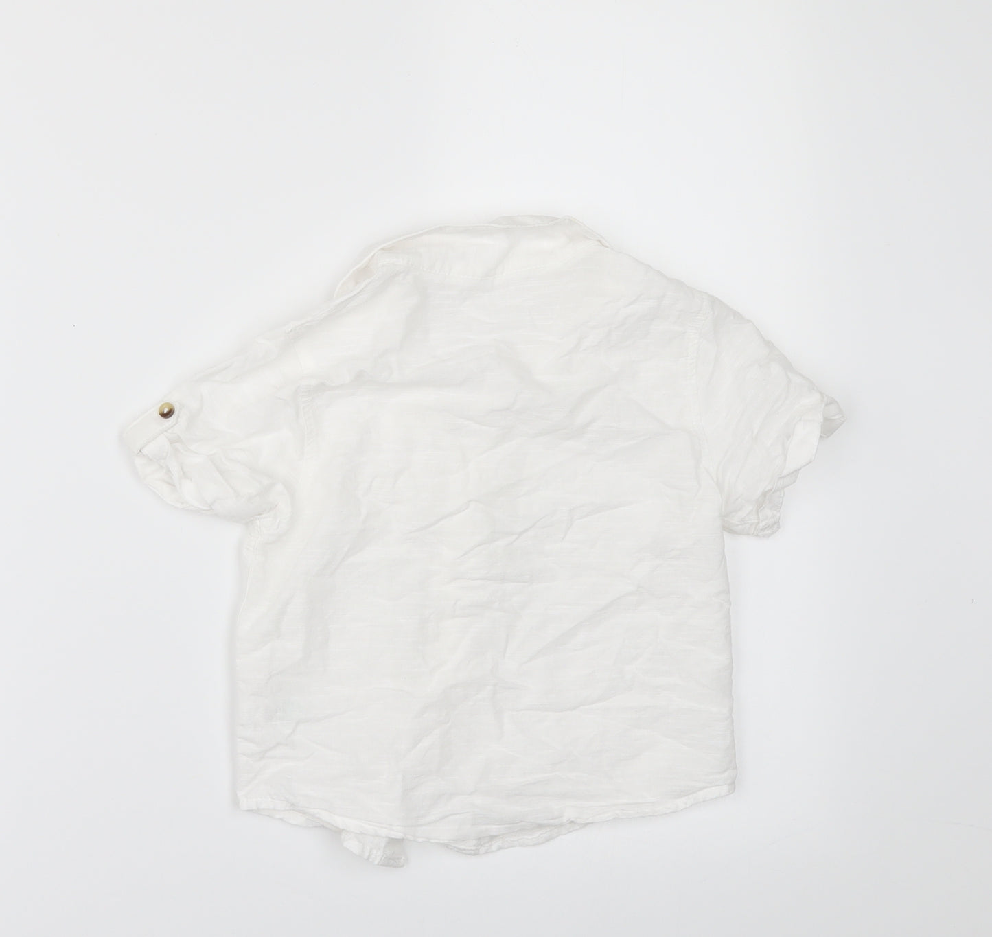 Matalan Boys White   Basic Button-Up Size 3-4 Years