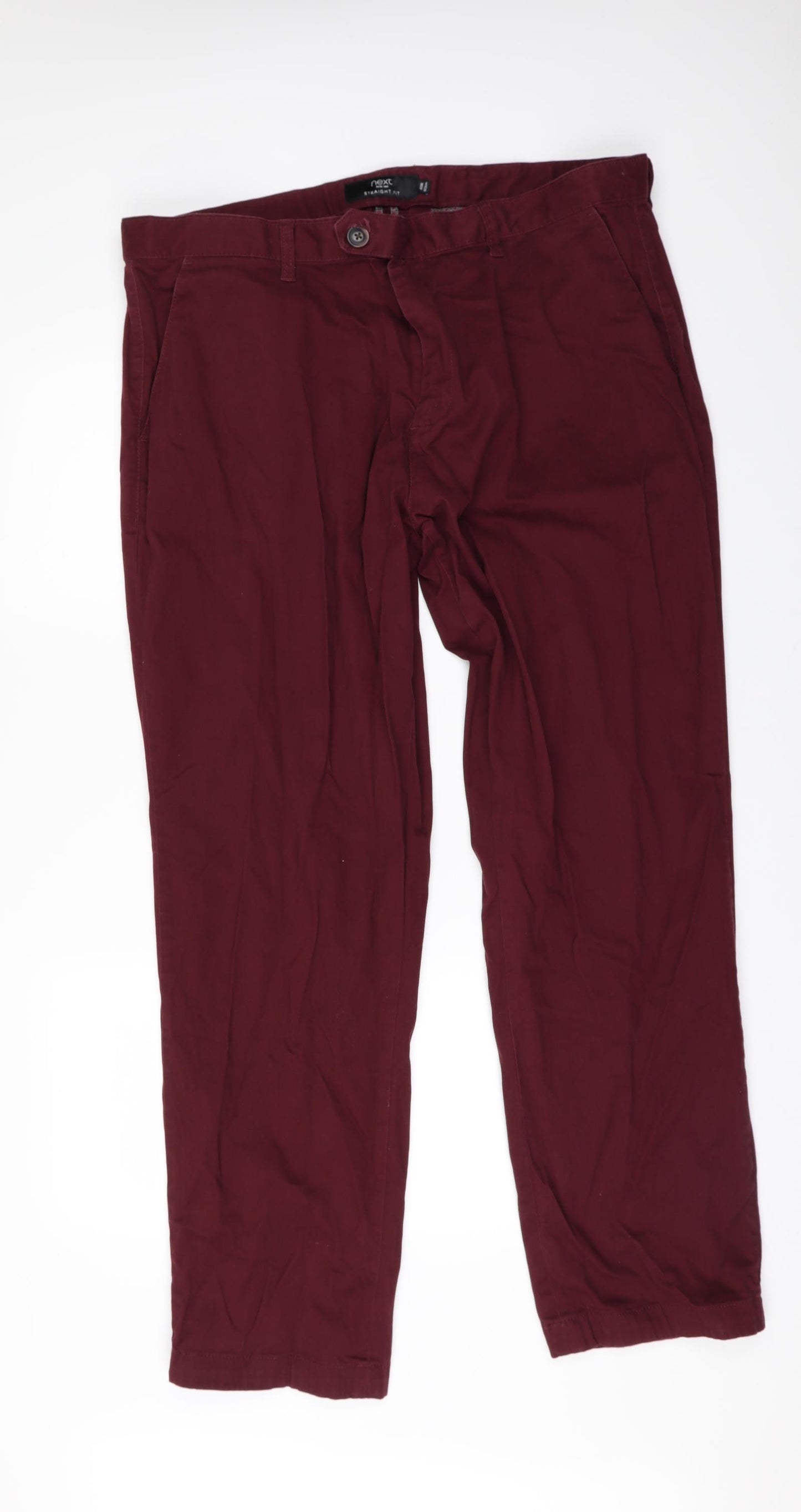 NEXT Mens Red   Trousers  Size 40 in L31 in