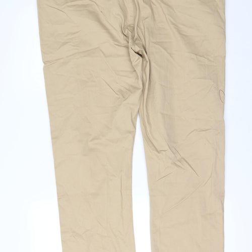 Denim & Co. Mens Beige   Chino Trousers Size 40 in L32 in