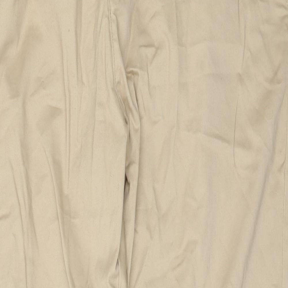 Denim & Co. Mens Beige   Chino Trousers Size 40 in L32 in