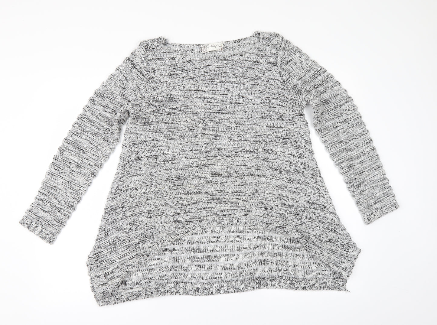 Voulez-Vous Womens Grey   Pullover Jumper Size M