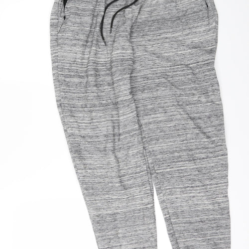 souluxe Mens Grey   Jegging Trousers Size M L27 in