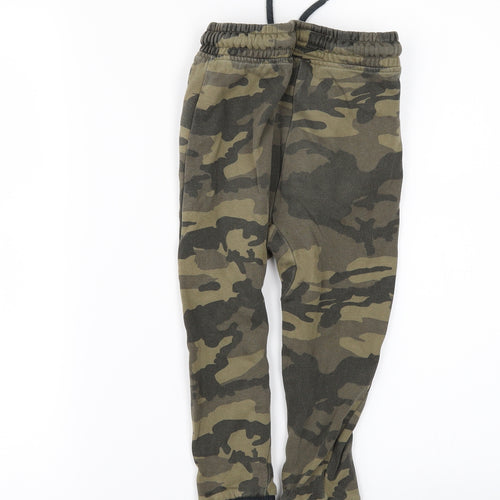 NEXT Boys Green Camouflage  Jogger Trousers Size 5 Years