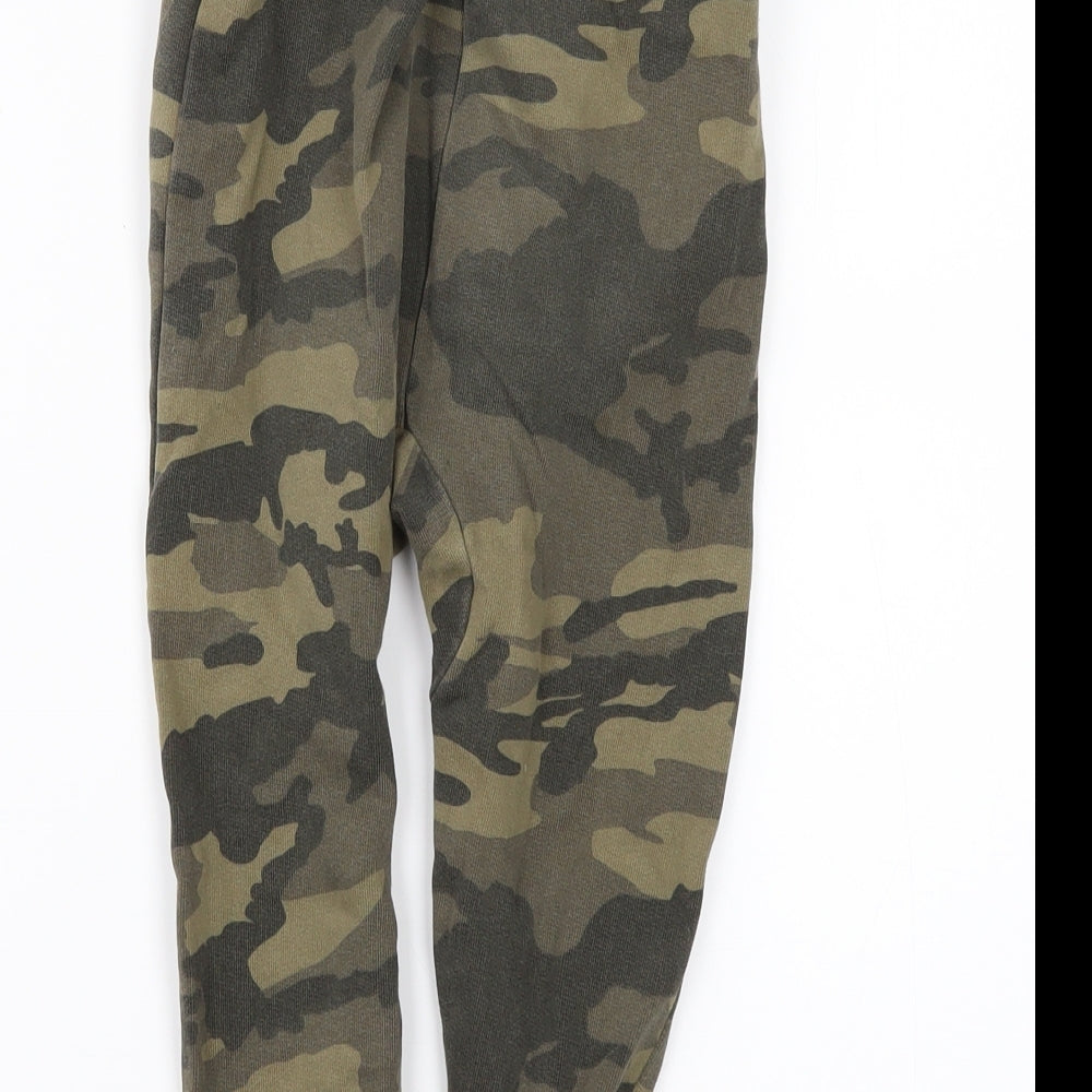 NEXT Boys Green Camouflage  Jogger Trousers Size 5 Years
