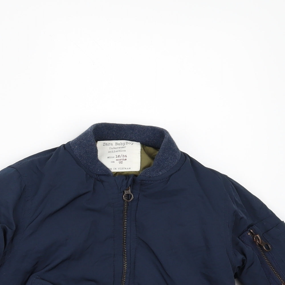 Zara Boys Blue   Jacket  Size 18-24 Months