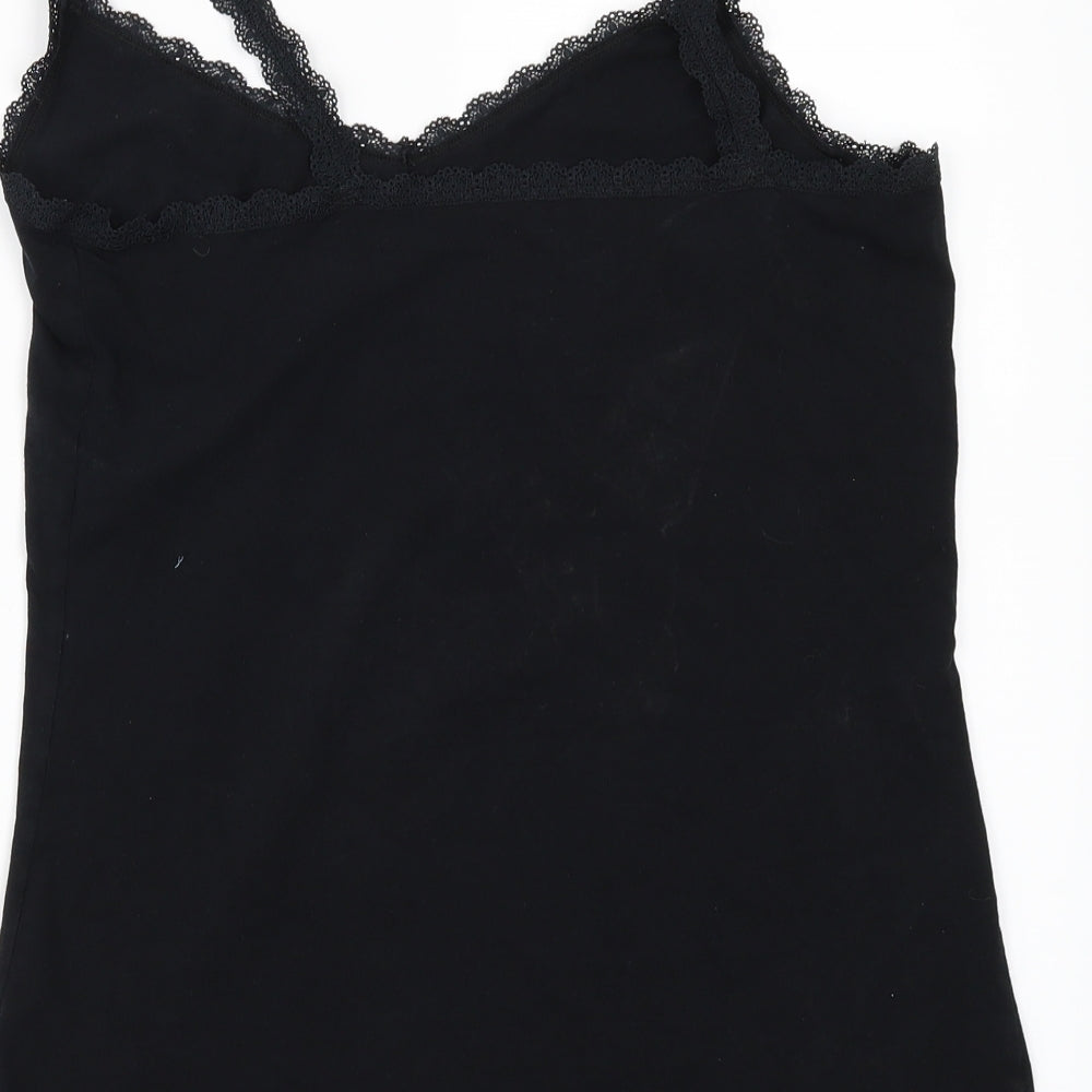 Marks and Spencer Womens Black   Basic T-Shirt Size 10