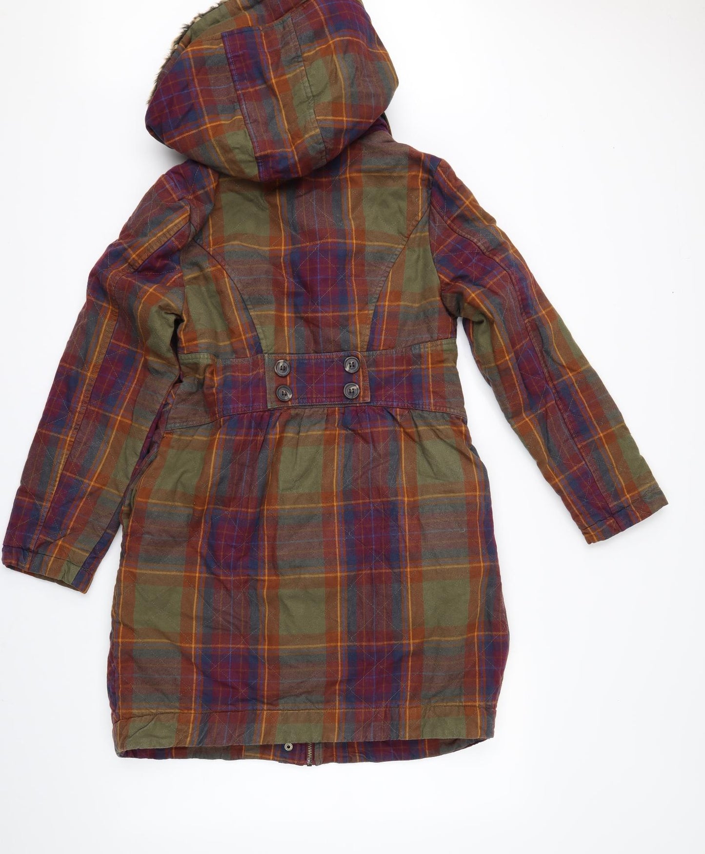 Preworn Womens Multicoloured Check  Jacket  Size M