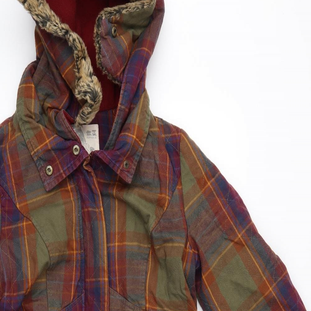 Preworn Womens Multicoloured Check  Jacket  Size M
