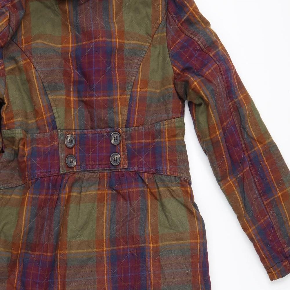 Preworn Womens Multicoloured Check  Jacket  Size M