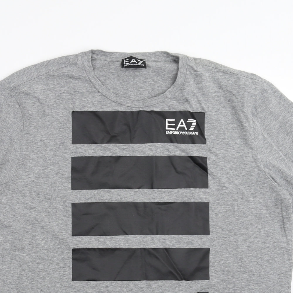 Emporio Armani Mens Grey    T-Shirt Size XL