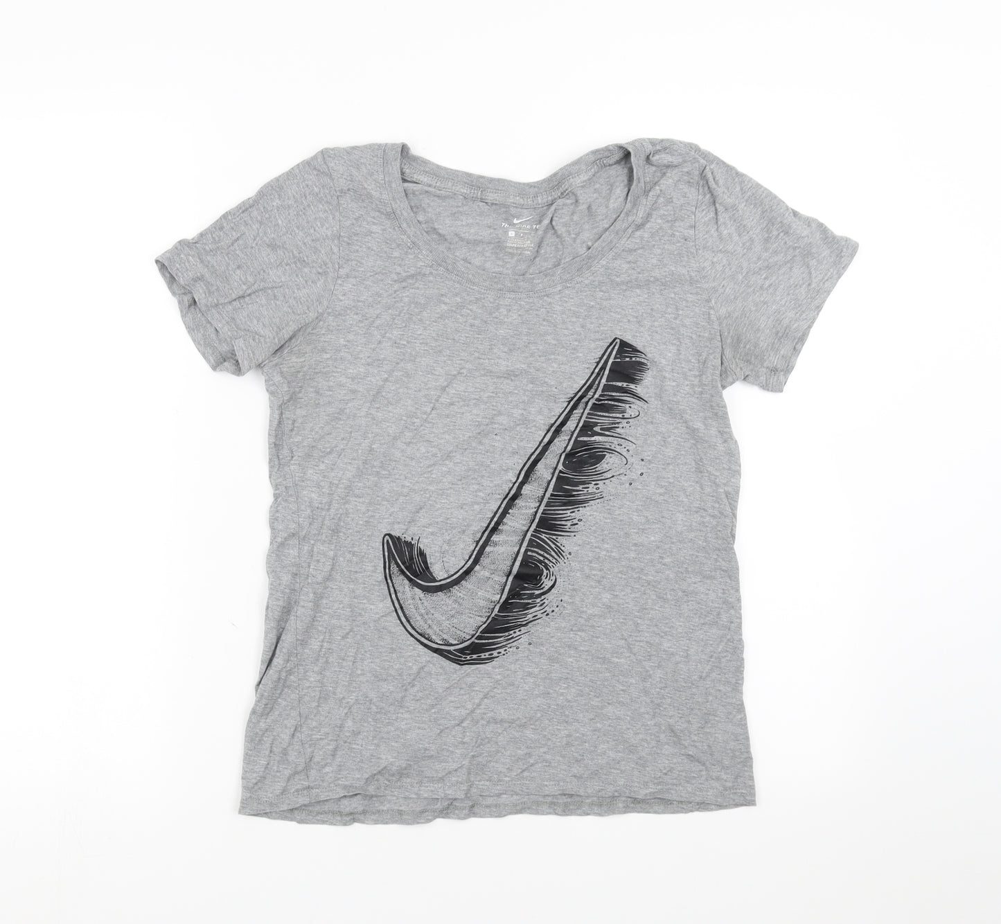 Nike Womens Grey   Basic T-Shirt Size S