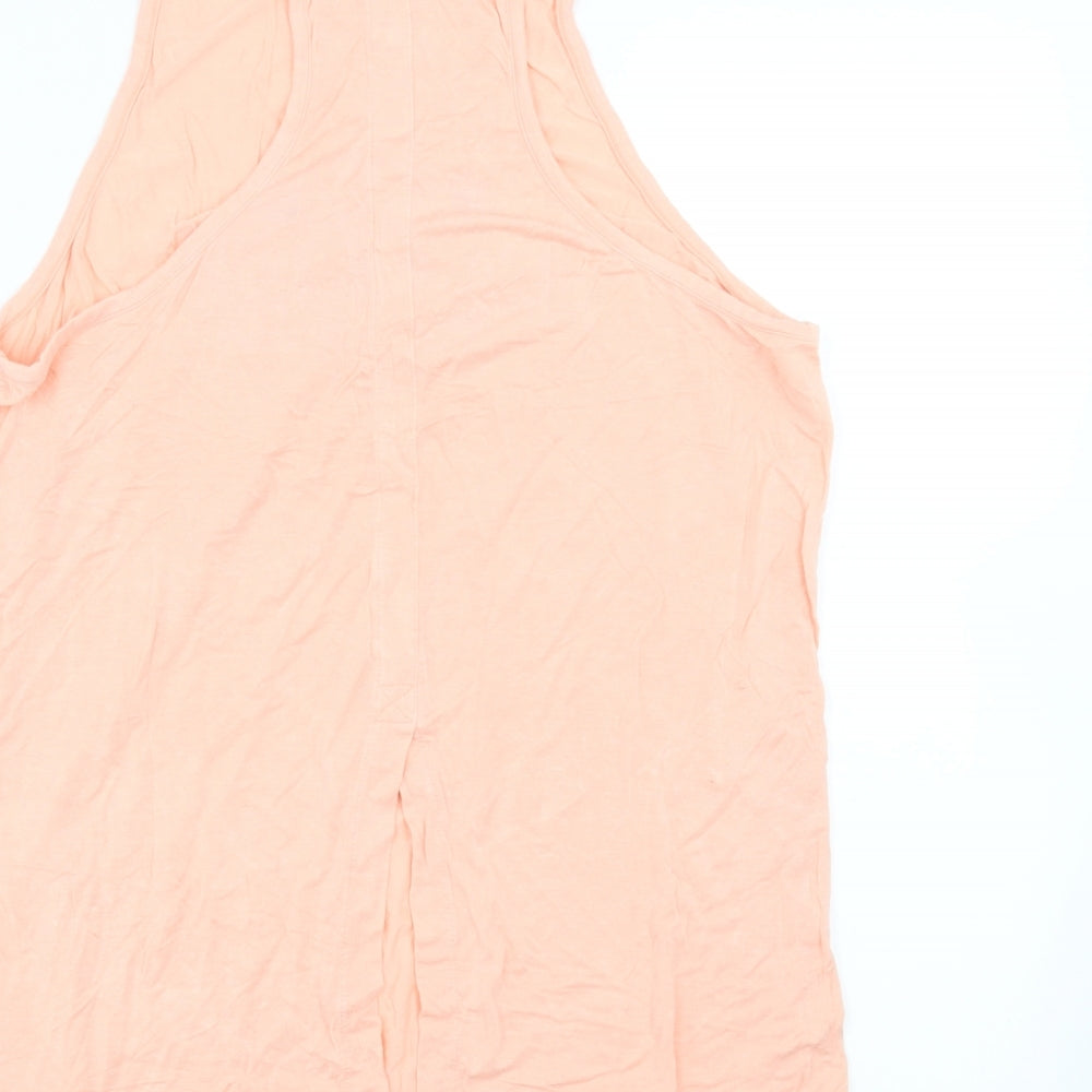 Gymshark Womens Pink   Basic Tank Size S  - open back