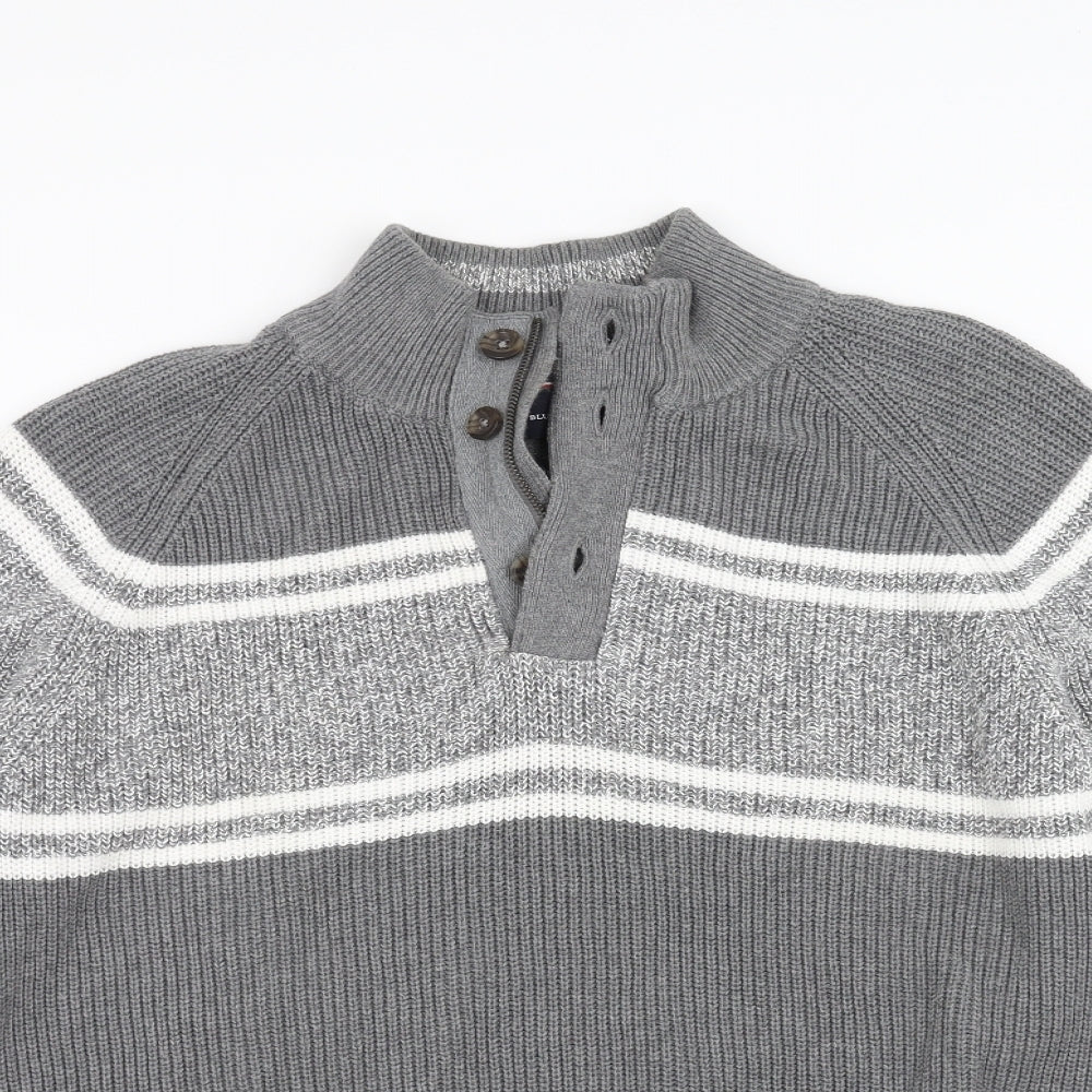 Blue Harbour Mens Grey   Pullover Jumper Size M